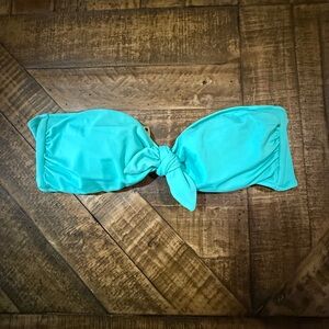 Victoria’s Secret teal bandeau bikini top